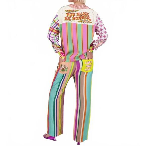 ME369 Isabel Top – Artisan Print | Matching Set | NWT | Size S - Picture 2 of 2